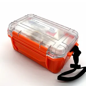 MINI Estuche Duro transparente, kits de primeros auxilios de viaje de supervivencia, venta al por mayor