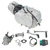 Moteur Lifan LF110cc 4 vitesses avec embrayage rapide, carburateur CDI, bloc-cylindres en fer pour Monkey Dax Pit Bike, ensemble moteur de moto tout-terrain