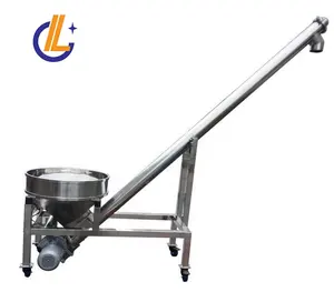 Mobile Conveyor China Hot Sale Stainless Steel Hopper Screw Auger Conveyor