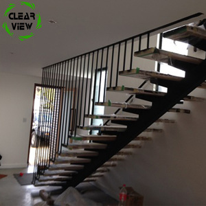 Clearview Furnishing Outdoor Modern Design Black Perforated Metal Stair <strong>Railing</strong> for House - Product Image 4