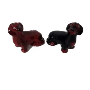 Agitatori di sale e pepe Mini peperoncino in ceramica per cani