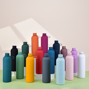 <span class=keywords><strong>Termo</strong></span> de Acero Inoxidable de 1000 ml con Aislamiento al Vacío y Correa de Transporte, para Deportes al Aire Libre, Rendimiento Térmico de 6 a 12 Horas - Product Image 3