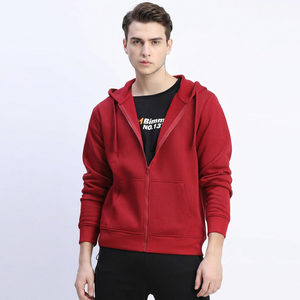 Vente en gros de sweats à capuche pour hommes, coupe classique, de bonne qualité, pour l'extérieur, en mélange polyester/coton, séchage rapide, respirant, décontracté pour l'hiver - Product Image 1