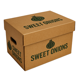 Waterproof UV Printed Corrugated Paper <b>Boxes</b> Custom Durable Packaging Cartons for Agriculture Produce Shipping and <b>Storage</b> Cases - Product Image 1