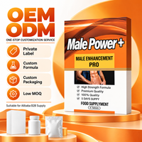 Comprimés à base de plantes OEM ODM Male Power Plus pour hommes, soutien quotidien de la vitalité et de l'énergie, 6 comprimés, marque privée