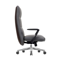Chaise de bureau pivotante ergonomique moderne et simple pour ordinateur, avec base à cinq étoiles en acier inoxydable, inclinable et réglable en hauteur, idéale pour les réunions et le bureau.