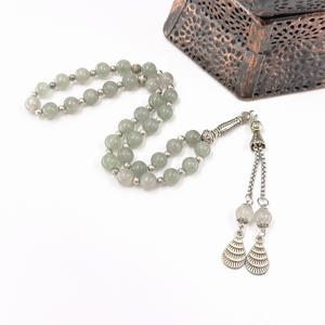 Cuentas <span class=keywords><strong>de</strong></span> Oración Islámicas, <span class=keywords><strong>Piedra</strong></span>, 8mm, 33 Piezas, Musulmanas, Brazalete Tabiha, Misbaha, Imam, Kerbai, Subha, Syrup, Peregrinación, Tasbih, Rosario - Product Image 5