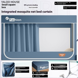 <span class=keywords><strong>2025</strong></span> mới bóng mờ một mảnh che phủ đầy đủ Màn chống muỗi trên & dưới giường đặc biệt cho sinh viên ký túc xá sử dụng nhà Rèm cho trẻ em - Product Image 2