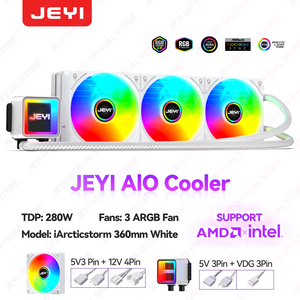 مبرد سائل OEM ARGB مبرد مياه تبريد لـ Intel AMD PWM طلبات سائبة مخزنة - Product Image 4