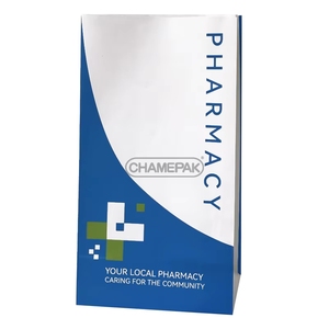 Sacs en papier personnalisés, sacs cadeaux, sacs écologiques pour <span class=keywords><strong>pharmacie</strong></span>, avec matériau kraft, sacs de shopping - Product Image 3