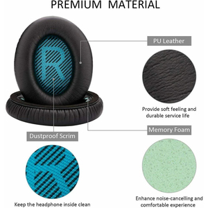 Casque de remplacement pour <span class=keywords><strong>Bose</strong></span> Quiet Comfort2 <span class=keywords><strong>QC2</strong></span> QC15 QC25 QC35 AE2 AE2i AE2w - Product Image 5