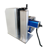 LCCN 30W Smart Desktop Machine de gravure laser à fibre fendue industrielle pour bijoux Tag Water Galvo pour petites entreprises