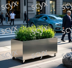 Jardinière en acier inoxydable de qualité commerciale pour l'aménagement paysager <span class=keywords><strong>urbain</strong></span> - Product Image 1