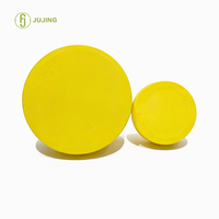 Bouchons d'extrémité et protections de bride en plastique jaune LDPE DIN PN 10 PN 16 pour la protection des tubes DN150 à DN250