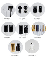 Coffret d'échantillons de parfum en verre vide personnalisé 1,7 ml 3 ml 5 ml avec bouchon ou pulvérisateur