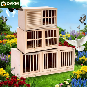 China's Top Factory Premium Heavy Duty Wooden Bird Breeding Cage for Pigeons <strong>Aviary</strong> <strong>Outdoor</strong> Use - Product Image 1