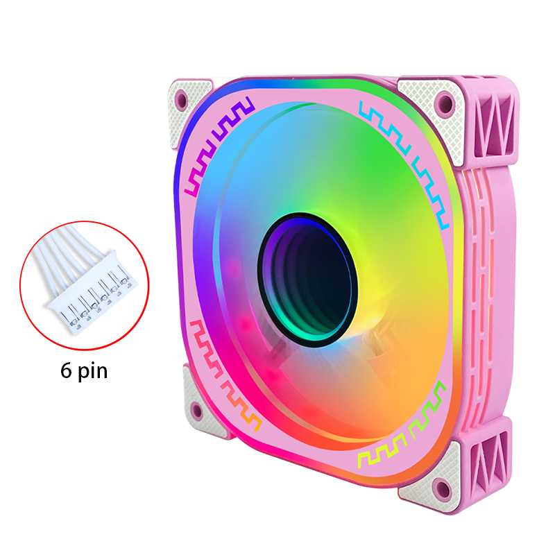 Ventola di raffreddamento rosa