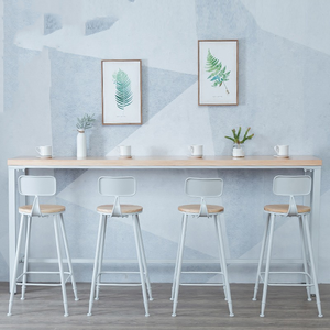Simple and Modern Household <strong>Marble</strong> <strong>bar</strong> <strong>Table</strong> and Chair High-legged Long Narrow <strong>bar</strong> Combination - Product Image 2