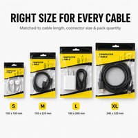 Bolsa de plástico de polietileno Producto electrónico Auricular Cable DE DATOS Almacenamiento Embalaje Bolsa de accesorios