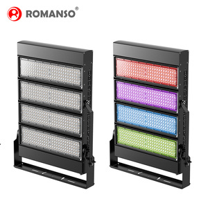 ไฟสปอร์ตไลท์ LED RGB กำลังสูง IP66 กันน้ำ 160LM/W 100w 1200w 3000K-6500K ETL ROHS สำหรับสนามกีฬา - Product Image 1