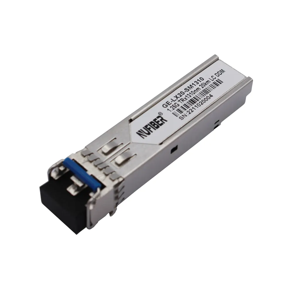 Thu phát quang 1.25G LX/LH 20km SMF sợi kép LC OEM SFP mô-đun 1310nm SM GLC-LH-SMD