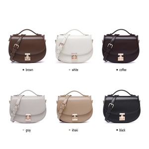 Bolsos de Hombro Pequeños Personalizados de Cuero PU Retro Minimalistas para Mujer, Bolso Bandolera de Diseño Vintage de Lujo con Cierre - Product Image 2
