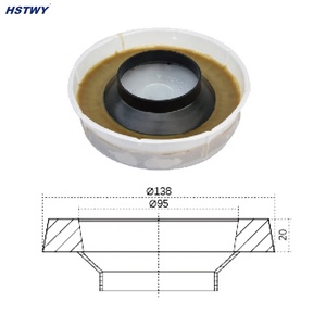 Joint d'étanchéité pour cuvette <span class=keywords><strong>de</strong></span> toilettes HF103 avec <span class=keywords><strong>bride</strong></span> en polyéthylène pour cuvettes <span class=keywords><strong>de</strong></span> toilettes à <span class=keywords><strong>sortie</strong></span> au sol - Product Image 3