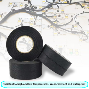 <span class=keywords><strong>Ruban</strong></span> <span class=keywords><strong>adhésif</strong></span> non tissé en tissu PET découpé à la presse, résistant aux hautes températures, pour faisceaux de câbles automobiles - Product Image 6