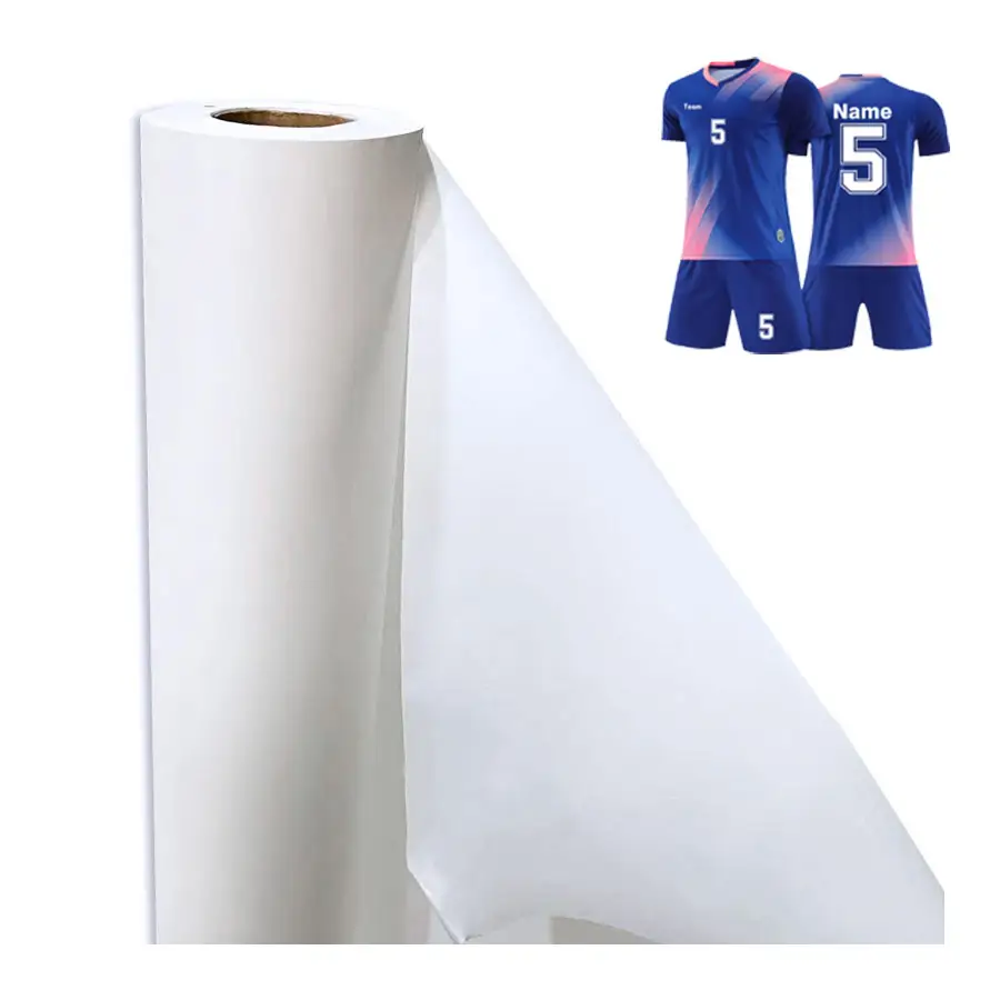 Kertas sublimasi gulungan Jumbo cepat kering kualitas tinggi pewarna harga pabrik kertas cetak Digital untuk Jersey kain cetak