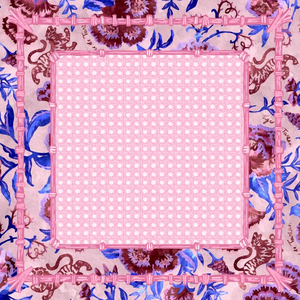 Tapete de Mahjong de Cuero de Lujo con Diseño Chinoiserie Tarte/Chinoiserie Azul/<span class=keywords><strong>Mad</strong></span> <span class=keywords><strong>About</strong></span> <span class=keywords><strong>You</strong></span>/Two Sparrows Hearts & Horseshoes - Product Image 3