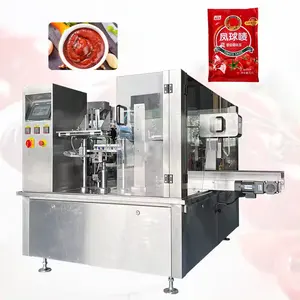 Animal Pet Food/Rice/Chips/Frozen Sea Foods Rotary Preformed Stand up Zipper Bag/doy pouch packing machine