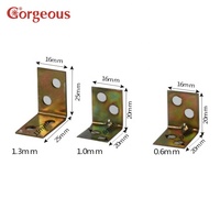 Supports d'angle en L métalliques sur mesure pour usine, en acier galvanisé, pour bois