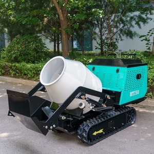 Petite bétonnière autochargeuse 13,5 CV à essence, hydraulique, avec benne de chargement et déchargement automatique - Product Image 4