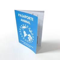 Manuels imprimés personnalisés Conception imprimée Instruction personnalisée Animal Pasaporte Passeport Livret Couverture Livre Impression Offset