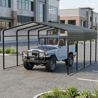 Abri de voiture portable préfabriqué 12x20 pour extérieur, structures d'ombrage individuelles durables, abris métalliques en gros, carports en Australie