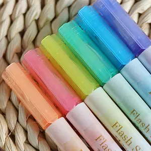 Personalizado bonito mini multi colorido iluminadores pastel escolas papelaria highlighter caneta