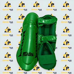 Fairtex Top Quality Professional Genuine Leather Durable Boxing <b>Shin</b> <b>Guard</b> Custom Brand <b>MMA</b> Kick Boxing Training Protection Gear - Product Image 1