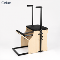 Équipement de fitness à domicile CELUX, chaise Wunda en bois d'érable, machine de Pilates Reformer, combo multifonction, yoga portable, respectueux de l'environnement