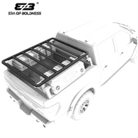 Conception et modification personnalisées d'accessoires tout-terrain pour les camions pick-up avec porte-bagages en aluminium