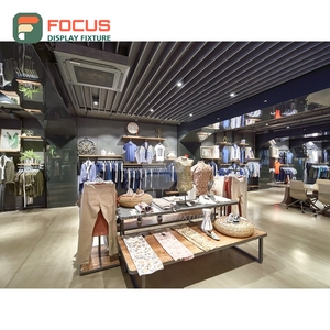 One-Stop Service Brand Store Aluminum Display System Concept Design Clothing Store - Product Image 4