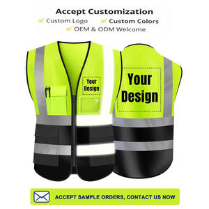 Chaleco Reflectante de Seguridad Multiusos para Motociclistas, Chaleco de Tráfico de Alta Visibilidad, Ropa de Seguridad Reflectante, Chaleco de Construcción - Product Image 1