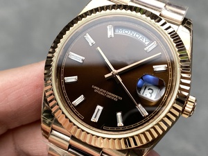 Luxury Super Quality Mechanical Watch 40mm KF Factory 904l Steel 2836 Movement 228235 <b>Weight</b> 215g Rose Gold Diamond Watch - Product Image 3