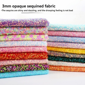 Thân thiện với môi trường dệt kim sequin pha trộn vải lưới <span class=keywords><strong>Polyester</strong></span> cho quần áo Sân Khấu-thoải mái và sáng bóng - Product Image 5