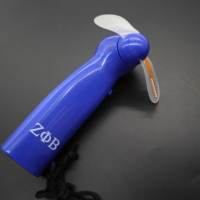 Tüm gruplar katlanabilir Zeta Phi Beta rity rity Logo Led el Fan özel Mini elektrikli mesaj Fan