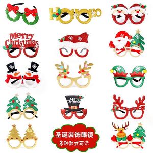 Décorations de Noël 2025, lunettes du Nouvel An, cadeaux, enfants, Père Noël, cerf, ornements de Noël, fournitures, lunettes de fête - Product Image 2