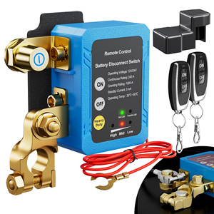 Wholesale Rohs CE 240A <b>12v</b> Dc Remote Battery Disconnect <b>Switch</b> Battery Selector <b>Switch</b> With Manual Control Button For Automotive - Product Image 1