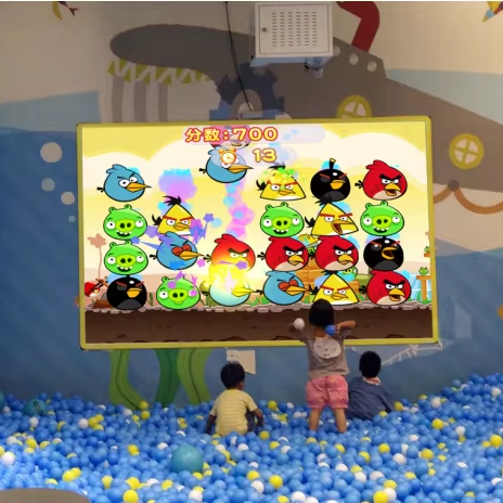 Multi-player Interaction Fast Responds High Recognition Rate Throw Ball Games Interactive Wall Projection