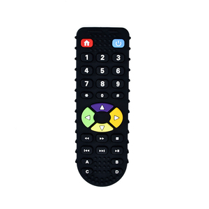 Silicone Bébé Anti-rongement Main Jouets Main Tenant <span class=keywords><strong>Anneau</strong></span> De <span class=keywords><strong>Dentition</strong></span> Simulation Bouton Tactile Sensoriel Télécommande <span class=keywords><strong>Anneau</strong></span> De <span class=keywords><strong>Dentition</strong></span> - Product Image 1