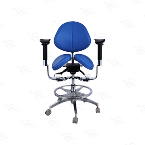 एर्गोनोमिक विभाजन काठी सीट मल बैकरेस्ट समायोज्य दंत सहायक कुर्सी लक्जरी दंत सहायक कुर्सी - Product Image 1