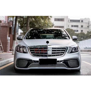 ชุดแต่ง S65 Facelift สำหรับ <span class=keywords><strong>W221</strong></span> <span class=keywords><strong>S350</strong></span> S400 ชุดแต่งรอบคันสำหรับ S-class ปี 2006-2012 อัพเกรดเป็นรุ่นปี 2020 ชุดแต่งกันชนหน้า <span class=keywords><strong>S350</strong></span> รุ่นปรับโฉม - Product Image 5